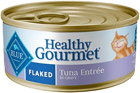 บลูบัฟฟาโลเพื่อสุขภาพอาหารที่เป็นธรรมชาติสำหรับผู้ใหญ่ flaked cat frish fish & shrimp shrimp 3-z cans