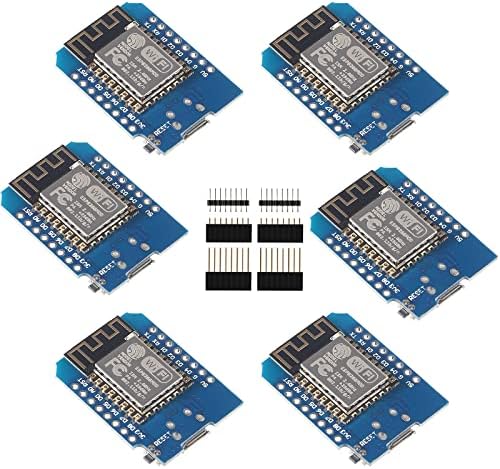 6 PCS Nodemcu Wifi Development Board พร้อม ESP8266 Chip ESP-12F 4MB BYTE โมดูลสำหรับ Arduino